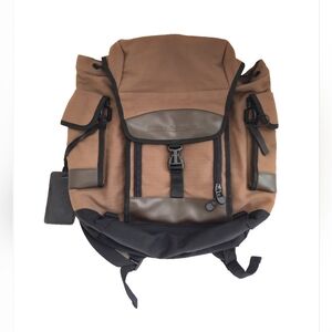 Samsonite Black Canyon Canvas Backpack Brown Travel Laptop Hiking Bag
